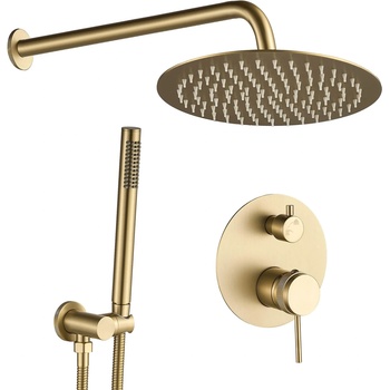 Rea Душ система за вграждане Rea Lungo Grip Gold Brush (REA-P8950)