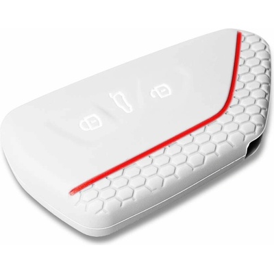 Klíčenka Escape6 ochranné silikonové pouzdro na klíč pro Škoda Octavia 4, VW Golf 8 světle šedá – Zbozi.Blesk.cz