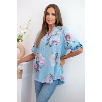 Kesi dámská halenka 12038-6 modrá