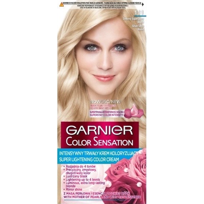 Garnier Color Sensation krém na vlasy 111 Silver Super Bright Blonde