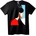 NOONEBRAND Тениска Елегантен Женски Силует - 5XL, Black