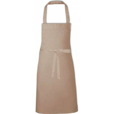 Link Kitchen Wear Středně dlouhá směsová zástěra na grilování Písková X993