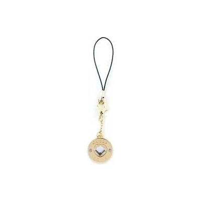 GUESS gucpmhgld phone strap heart diamond charm with rhinestones pendant