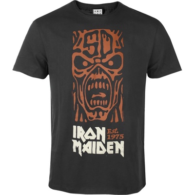 AMPLIFIED мъжка тениска iron maiden - 50th - orange totem pole - cc - amplified - zav210p600