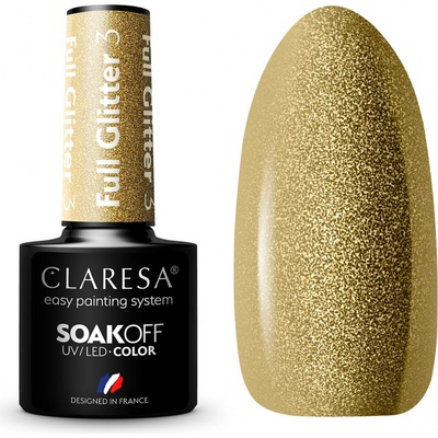 Claresa Full Glitter hybridní lak na nehty 3 5 g