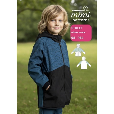 Dětský střih v el. formátu, Bunda, Street - 134/140 - 146/152 (A4) domácí tisk – Hledejceny.cz