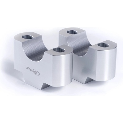 Zvýšenie riadidiel PUIG 3672P strieborná výška 30 mm, d 22 mm