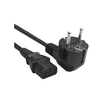 Oem 230v щепсел cee 7/7 - c13 m/f захранващ кабел 1, 8 м черен 19.99. 1018 (19.99.1018)