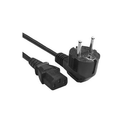 Oem 230v щепсел cee 7/7 - c13 m/f захранващ кабел 1, 8 м черен 19.99. 1018 (19.99.1018)