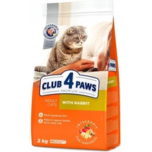 CLUB 4 PAWS Premium With rabbit For adult cats 2 kg