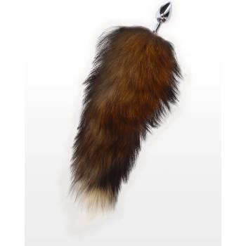 Image 1 of TABOOM Foxtail Buttplug Silver