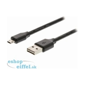 Nedis CCGP60510BK10 USB 2.0, A Zástrčka - Micro B Reverzibilní Zástrčka, 1m, černý