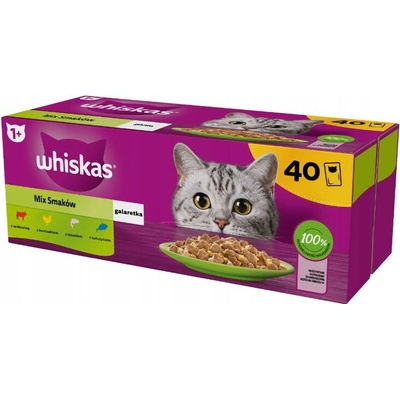 WHISKAS Mix Favourites in jelly Box 40x 85 g