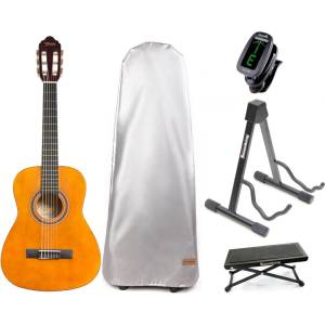 Valencia VC102 Premium SET Natural Класическа китара с размер 1/2