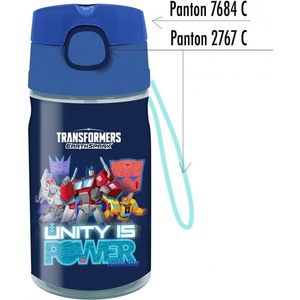 Astra Бутилка за вода, Astra, TRANSFORMERS, 16.2 x 6.6 см, 400 мл