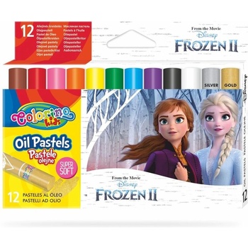 Colorino Маслени пастели Frozen 12 цвята Colorino