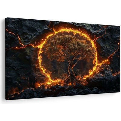 Obraz strom života v ohni - 90x60