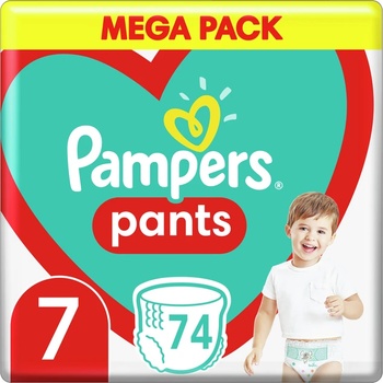 Pampers Pants Размер 7, гащички, MB, 74 бр (8006540069622)