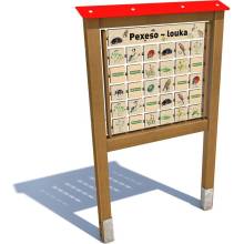 Monkeys Edukační panel Pexeso Louka 200