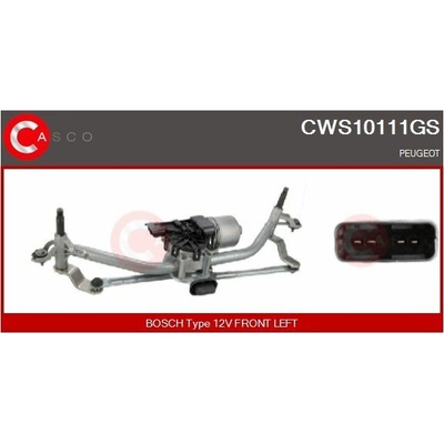 Systém čistenia skiel CASCO Genuine CWS10111GS