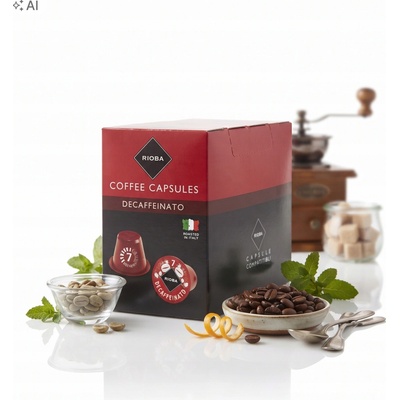 RIOBA Espresso Decaffeinato 11 ks