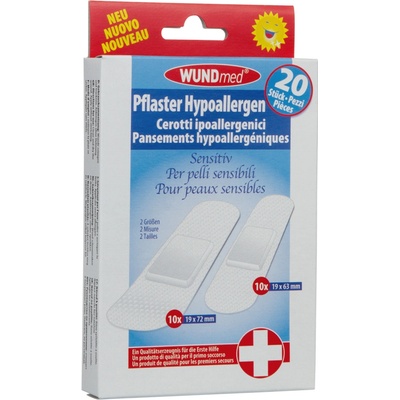 Wundmed hypoalergenní náplasti 20 ks