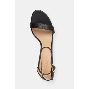 Lauren Ralph Lauren сандали с висок ток от кожа Allie M (802P10639001.001)