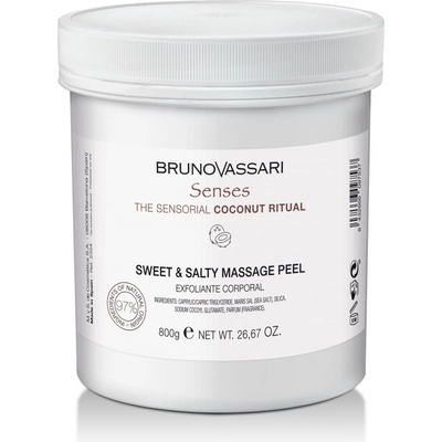 Bruno Vassari Senses кокосово масло ексфолиращ гел 650 мл