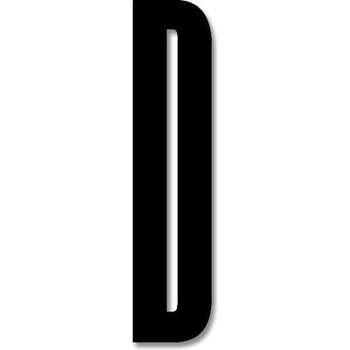 Design Letters Буква Design Letters D акрил 8 см черна (30201600D)