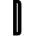 Design Letters Буква Design Letters D акрил 8 см черна (30201600D)