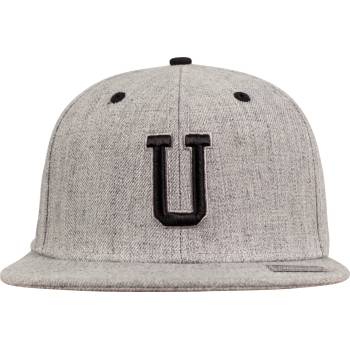 Urban Classics Шапка с козирка в сиво Letter Snapback U UB-10532-00377 - Сив, размер blk/L