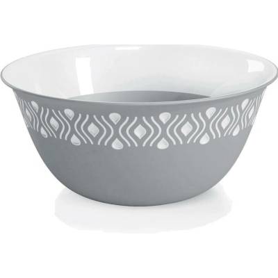 Stefanplast Tosca 55003 Plastová miska bílá šedá 19 cmá