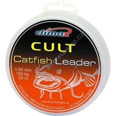 Climax šnúra CULT Catfish 20m 1,30mm 135kg žltá