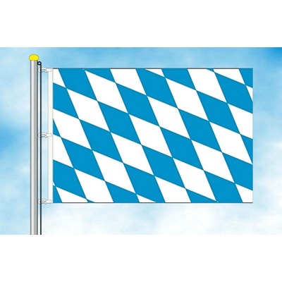 LIBEA, s.r.o. Bavorsko vlajka Rozměr: 40×60 cm, Uchycení: Karabiny na stožár