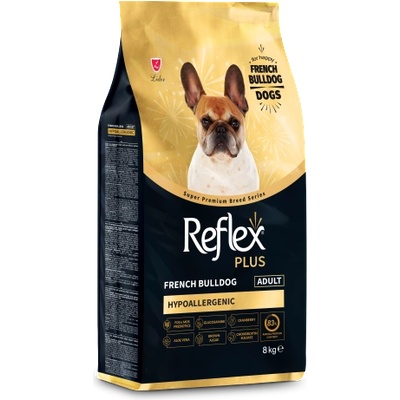 Reflex Plus Breed Series French Bulldog Adult 8kg - Специална супер премиум храна за израснали кучета от поода Френски Булдог 8кг