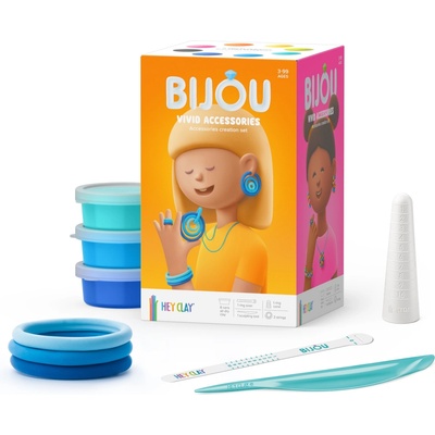 TM Toys Hey Clay Kreativní sada na výrobu šperků Bijou Vivid Accessories