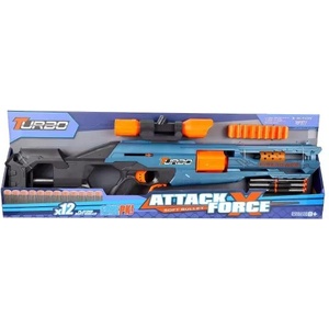 Man Yuk Toys Пушка за дунапренени стрели с пълнител за 6 броя - 76 см (bt340)