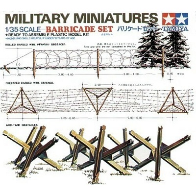 Tamiya Barricade Set 1: 35