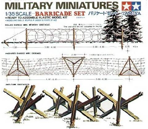 Tamiya Barricade Set 1: 35