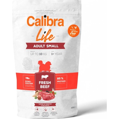 Calibra Dog Life Adult Small Fresh Beef 0,1 kg
