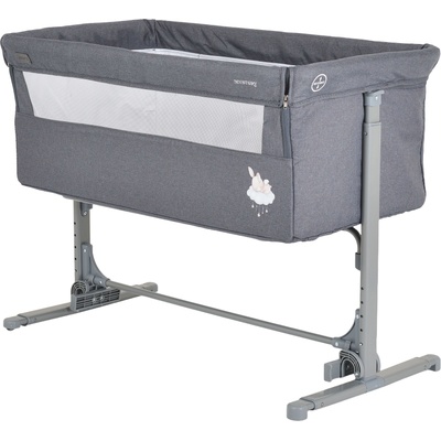 Moni Бебешко легло с падаща страна Moni - Mystery, сиво (111851)