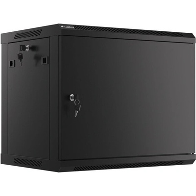 Lanberg Комуникационен шкаф Lanberg rack cabinet 19" wall-mount 9U/600x450 for self-assembly with metal door black (flat pack) (WF01-6409-00B)