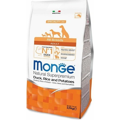 Monge Dog Kachna rýže brambory 2,5 kg