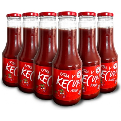 ZP Mikulčice XXL Extra sada kečupů sklo 6 x EXTRA KEČUP jemný 0,5 kg