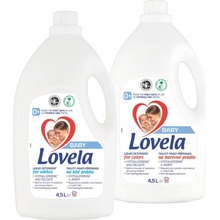 Lovela Baby tekutý prací prípravok na bielu a farebnú bielizeň 2 x 50 PD 2 x 4,5 l