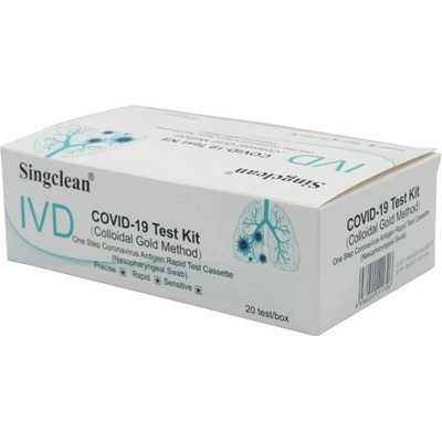 Hangzhou Singclean COVID 19 Test Kit Colloidal Gold Method 100 ks – Zboží Dáma