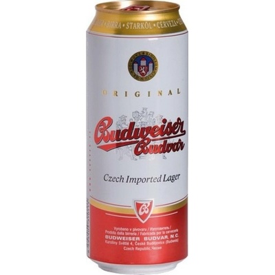 Budvar 12% 0,5 L (plech)