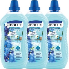 SIDOLUX Universal Soda Power Blue Flower 3 x 1 l