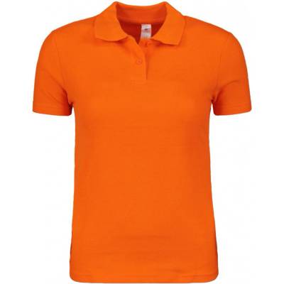 B&C Basic Dámska polokošela oranžová