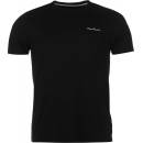 Pierre Cardin Plain T Shirt Mens Black